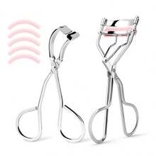 Stainless Steel Eyelash Curler Set, Includes Single Lash Curler, Partial Lash Curler, Wide Angle Lash Curler, Silicone Pad, Convenient Eyelash Curling, Easy To Operate, Suitable For Eyelash Use - Multicolor - View 15