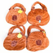 TOTE PARA NIÑOS CAPYBARA PACHONCITO Y MUY COMODO - CAFE - Ver 4