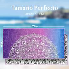 CXJYSD Toalla De Playa De Microfibra Sin Arena, Toalla De Playa Absorbente Extra Grande De 71 "X 32", De Secado Rápido Y Liviana, Adecuada para Baño, Natación, Playa, Camping, Gimnasio (Mandalas) - Multicolor - Ver 4
