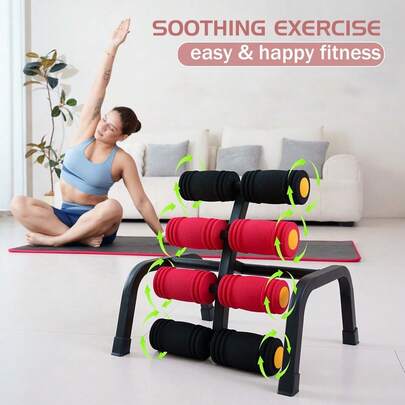  MBB Mini Inversion Table,Glutes Trainer Machine, Waist & Back Exercise Machine For Lower Back, Strength Training Inversion Machine For Relaxation Foam Rollers