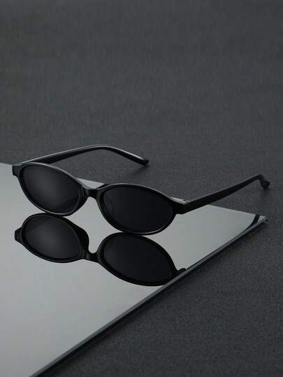 1pc Plastic Small Multicolor Geometric Full Frame Classic Fashion Glasses For Driving Daily Life Holiday Gift Rave Party Outdoor Going Out Outfit Fashion Accessories