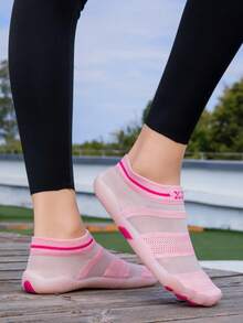 New Unisex Sports Outdoor Wading Shoes, Anti-Slip, Anti-Sand, Beach Shoes, Water Shoes, Hiking Shoes, Suitable For Gym, Camping, Streams, Beaches, Grasslands. Outdoor Quick-Drying, All-Terrain Outdoor Shoes, Anti-Slip Soles, Applicable For Gym, Beach, Camping, Hiking, Surfing, Swimming - Pink - View 11