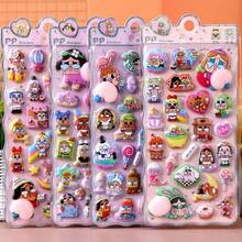 新款可爱兔子减压挤压玩具贴纸 - 彩色 - 查看 3