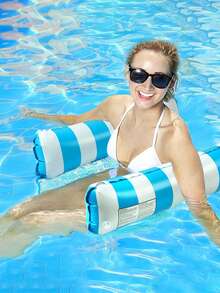 Pool Hammock Floats, 1Pack 4-In-1 Inflatable Water Hammocks Floaties (Saddle, Lounge Chair, Hammock, Drifter), , Pool Float Lounger For Adults - Multicolor - View 7