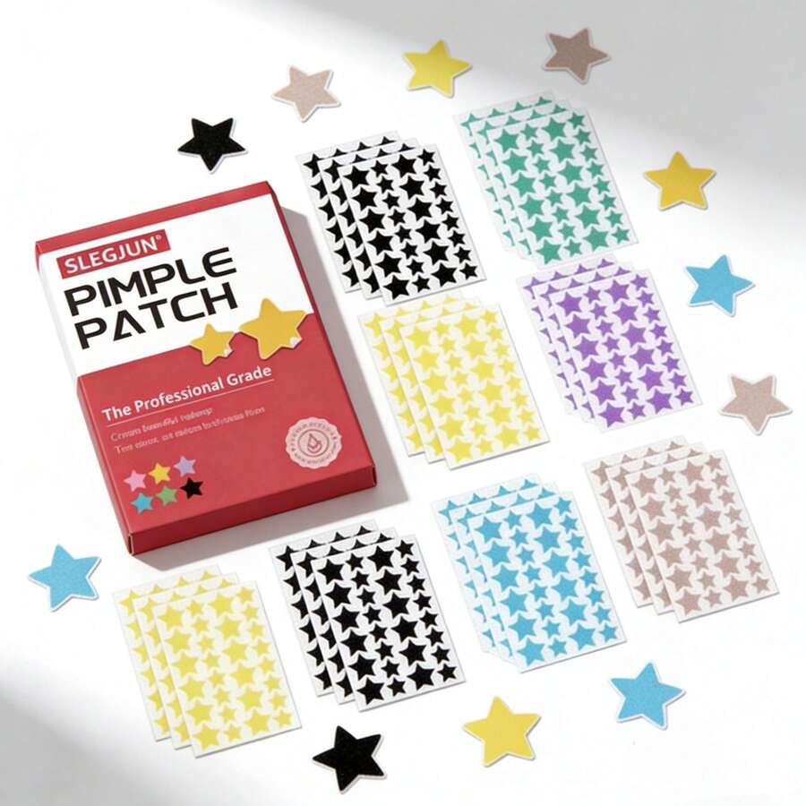 Star Pimple Patches For Face Hydrocolloid, 504 Patches, Hydrocolloid Acne Patch, Cute Star Pimple Patch,Cheap,Stocking Stuffers,Makeup,Makeup Tools,Cheap Stuff,Gifts,Gifts For Women,Christmas Gifts - mặc định - Xem 1