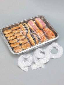 50/10pcs Cake Tray Dust Cover (A+B Length Should Be Less Than 70cm/27.6in), Party Food Cover, Bakery Cake Room Accessories, Kitchen Food Preservation Tools, Fruit And Vegetable Bread Food Cover - Multicolor - View 7