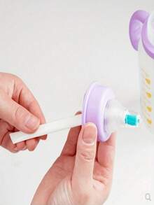 1支白色长柄容器清洁刷，适用于清洁杯子、瓶子、罐子、咖啡杯和酒杯 - 紅白色 - 查看 11