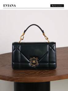 2026新款小众设计时尚钱包手拿包，奢华柔软菱形皮革女士手提包，大容量高端通勤简约单肩斜挎包 - 彩色 - 查看 2