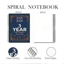1pc Notebook, School & Office Supplies, Students, Coworkers, Writing, Note-Taking, Beautifully Designed Cover, Back To School Season - Blue - View 2