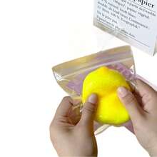 Refreshing Lemon Squeeze, High Transparency Lemon Stress Relief Squeeze, Lemon Shaped Stress Relief Toy - Soft, Bouncy Stress Relief Gadget, Teen Stress Relief Toy, Creative Gift - Multicolor - View 13
