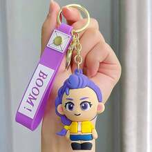 KPOP Witch Hunting Girl Group Keychain Derpy Tiger Pendant Anime Peripheral - Multicolor - View 3