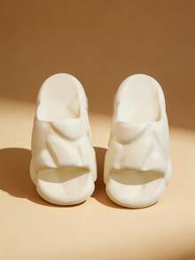 新款拖鞋，超柔软厚底，居家穿着舒适防滑，热门拖鞋 - 淺杏色 - 查看 7