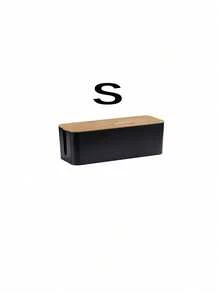 1pc Creative Minimalist Cable Management Box, Desk Organizer For Sockets, Power Strips, Routers, Wooden Cable Tidy Box - Multicolor - View 13