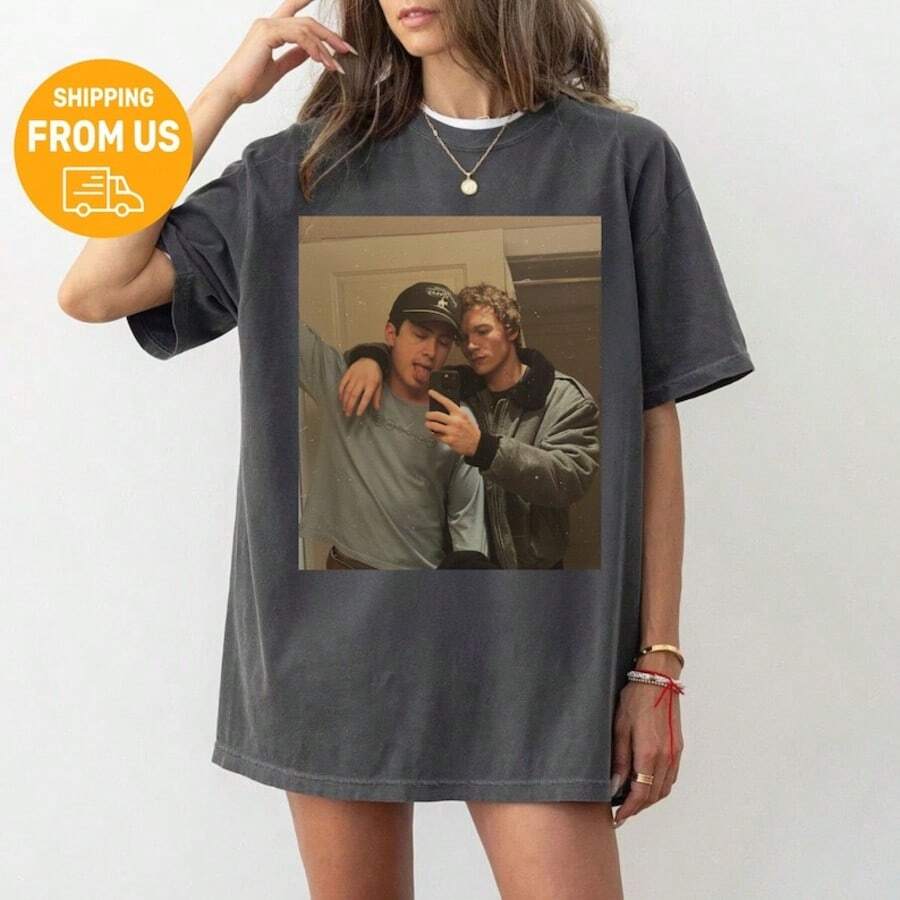 Heated Rivalry Shirt, Hollander Rozanov Hockey T-Shirt, Ilya Rozanov Shane Hollander - 黑色 - 查看 1