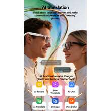 F66 Smart Glasses With 55mAh*2 Battery, Bluetooth Calling/Music Playback/Voice Assistant/Remote Shutter/AI Translation Multi-Functional Smart Glasses, Suitable For Work, Home, Travel, Daily Use - Multicolor - View 6