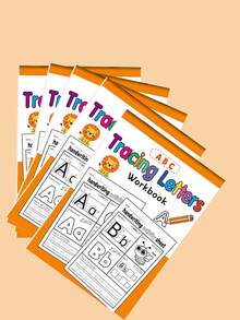 1/5 cuốn vở tập viết chữ cái ABC cho trẻ em | Luyện tập bảng chữ cái A-Z cho trẻ mẫu giáo và tiểu học | Sách viết sớm thú vị với các trang vẽ, vở tập viết, từ vựng ma thuật, món quà tuyệt vời, sách luyện tập, vui nhộn, sách viết tiếng Anh, hữu ích cho năm học mới. - Nhiều màu - Xem 9