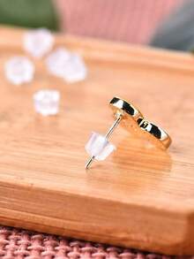 50 Pairs Earring Backs, High Quality Anti-Lost Plastic Transparent Flower Earring Stoppers - Clear - View 6