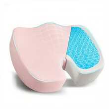 Jipinjia Gel Breathable Seat Cushion, Foam Lumbar Support Cushion For Office, Home, Bedroom, Balcony, Available In Various Colors - Dark Blue Mesh - View 17