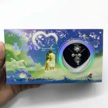 1盒DIY珍珠项链、耳环、戒指、手链4件套礼盒，LovePearl祝福礼物，节日礼物 - 彩色 - 查看 9