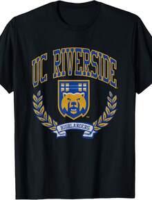 UC Riverside Highlanders Victory Vintage Officially Licensed T-Shirt - 黑色 - 查看 1