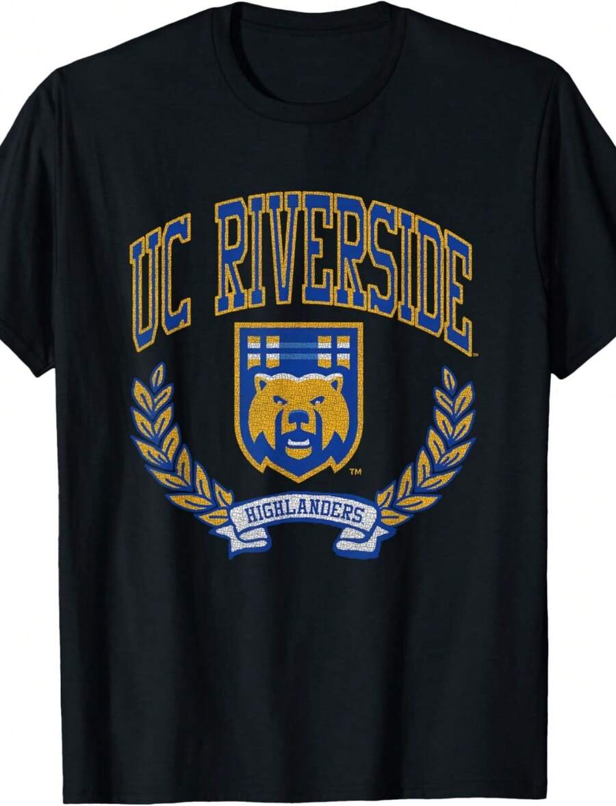 UC Riverside Highlanders Victory Vintage Officially Licensed T-Shirt - 黑色 - 查看 1