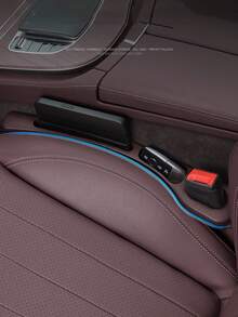 40cm/15.7inch Soft Gel Car Seat Gap Filler - Christmas Gift, Car Seat Organizer, Fits Tightly To Seat And Armrest Edges, Car Essentials - Upgrade - One Size Fits All a - View 3