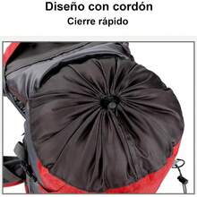 HAKUKU Mochila Impermeable 60l Transpirable y Ligera Para Senderismo Montañismo Escalada, Viaje, Campismo Deportes al Aire Libre, Ciclismo, Mochila Táctica Para Hombre Mujer - Nergo 02 - Ver 6