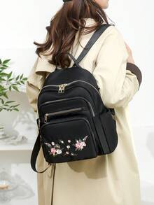 Fashionable Casual Multifunctional Women Backpack, New Commute Travel Shoulder Crossbody 2-In-1 Bag, Suitable For Students, Work, Outdoor Travel, Sports, Shopping And More - Multicolor - View 8