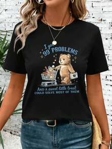 Koszulki damskie - Czarne - Zobacz 1