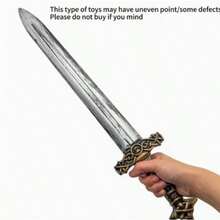 1 Peça Cimitarra de Pirata de Plástico | Para Festa de Pirata, Interpretação de Papéis, Apresentação em Palco | - Multicolorido - Visão 5