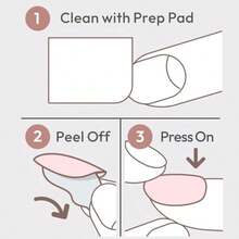 KISS ImPRESS Color FX No Glue Mani 30 Pcs Press On Nails Medium False Nails Metallic Chrome And Cat Eye Peel And Press Hassle-Free Removal Includes Manicure Stick Prep Pad And File All In Medium - 全部投入 - 查看 4