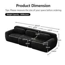 Sofas & Couches - Black - View 3