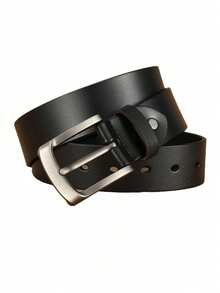 High End Men's Retro Needle Buckle Daily Buckle Belt Men's Waist Belt Pants Belt Solid Buckle Thickened Version - Multicolor - View 6