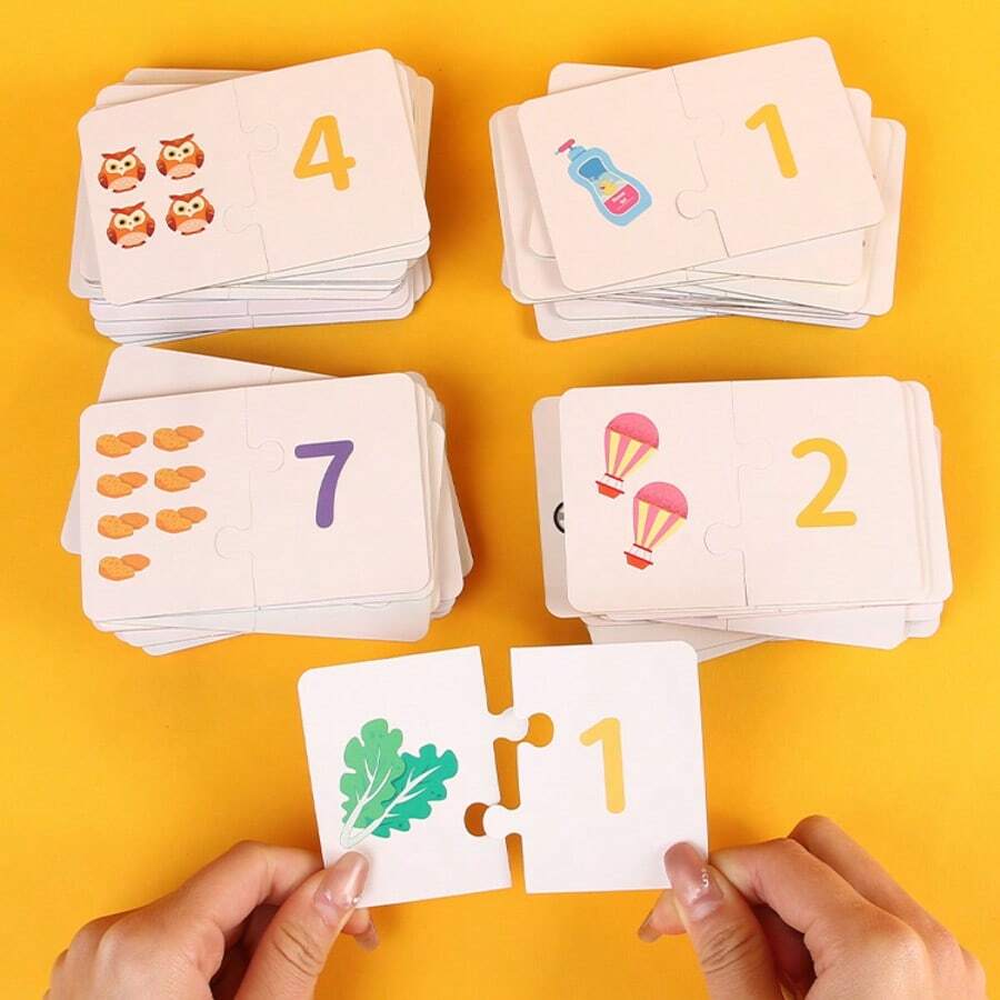 16pcs Montessori Puzzle Set, Early Education Puzzle Toys, Interesting Early Education Puzzle Game, Simple And Easy To Play, Puzzle Game, Puzzle Gift, Teaching Supplies, Classroom Supplies, Student Supplies, Stationery, School Supplies, Back To School Gift, Children's Birthday Gift