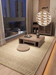 1件装吸水性强、柔软易清洁、可机洗的厨房地毯，厨房装饰地垫，亚麻质感耐用，室内/室外入口门垫，家居装饰，适用于入口、卧室、客厅、浴室、洗衣房，多种颜色可选 - 米色 - 查看 2