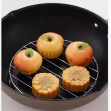 1pc Premium Thick Stainless Steel Heat Resistant Mat - Protects Kitchen And Dining Table Surfaces From Hot Pots, Bowls And Plates - Silver - View 3