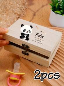 Hộp quà lưu niệm khắc chữ theo yêu cầu, Hộp gỗ đựng đồ cá nhân hóa, Hộp kỷ niệm tùy chỉnh, Họa tiết động vật dễ thương, Hộp trang trí tùy chỉnh, Hộp gỗ, Hộp quà lưu niệm ngày lễ, Quà sinh nhật, Quà kỷ niệm, Trang trí nhà cửa, Quà tặng độc đáo, Phòng ngủ, Gia đình, Bạn bè - Phong cách C - Xem 10