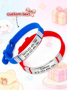 Customizable New Stainless Steel-Silicone Wristband | Waterproof, Sweatproof & Stylish Sports Band - Multicolor - View 2