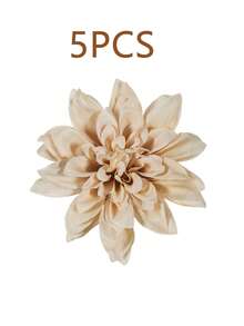 5/12 Stück Künstliche Gerbera Gänseblümchen Blumen mit Stielen, Seidenblumen Deko für Zuhause, Esszimmer, Outdoor Garten, Party, Geschenk, Braut Handgelenk Corsage, Valentinstag Muttertag, DIY Hochzeitssträuße Kranz, Vorgarten, Brautstrauß - Champagnerfarben - Übersicht 9