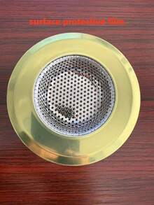 2个装厨房水槽滤网，水槽排水过滤器，水槽篮式滤网，4.5英寸不锈钢水槽排水滤网，厨房食物垃圾收集器 - 彩色 - 查看 12