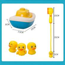 1 Set Kids Bath Spraying Shower Head Toys, Pirate Duck & Yellow Duck Water Play Toys, Parent-Child Interactive, Outdoor Pool Water Game Toys - Pirate Duck - View 11