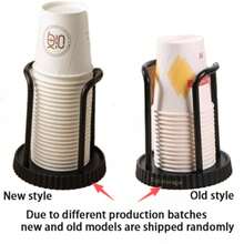 2个/1个极简圆形一次性杯架，时尚一次性杯架，极简杯架，适用于水杯、咖啡杯、茶杯，优雅小巧实用 - 彩色 - 查看 10