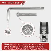 Universal Taiate Anti-Theft Lock Compatible With Ford F150 Super Duty Ranger Chevilverado Avalanche Colorado GMC Sierra Canyon Ota Tacoma Tundra Dodge Dakota RAM Nissan Titan,40914014 - A - View 6