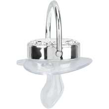 Chupete de bebé de Silicona, Chupete de bebé sin Costuras y Ergonómico Saludable y  para Bebés de 6 a 18 Meses (Letra G),40909129 - Dorado - Ver 2