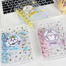 1pc Transparent Spiral Notebook, 3D Embossed Diamond Sticker Spiral Notebook, Sticker Book, KPOP Photo Card Storage Notebook, Double-Ring Soft Leather Transparent Spiral Notebook, Handmade DIY Diary, Photo Album, Sticker Book, Notebook, Scrapbook, Planner, School & Office Supplies - Multicolor - View 4