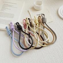 INS Style Leather Rope Pendant Accessories, DIY Doll Doll Keychain, Handmade Braided Rope Phone Wrist Strap - Multicolor - View 8