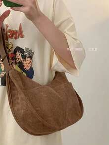 多功能新款秋冬斜挎包、马鞍包、独特小号单肩包、帆布包 - 彩色 - 查看 7