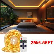 Acosh Neon Lampu Strip LED 1m-10m, Ditenagai USB, Kontrol Jarak Jauh, Pilihan Warna Putih Hangat/Putih Dingin, Pemasangan Mudah, Cocok Untuk Dekorasi Kamar Tidur, Lemari Pakaian, Kabinet, Lampu LED Kamar Tidur - beraneka warna - View 12