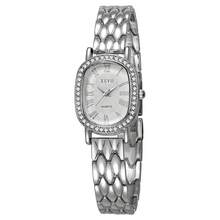 1pc Unique Oval Dial Quartz Watch, Suitable For All Occasions, / Year-End Promotion / Birthday Gift / Holiday Gift - Silver - View 9