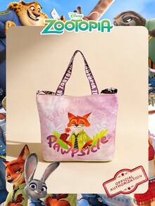Disney 1 Pc Officially Licensed Zootopia Nick Pattern Make Up Bag, Women's Cute Cartoon Handbag , Adjustable Shoulder Strap Crossbody Bag,For Women Students,Ideal For Daily Use,Casual Outings, Shopping Makeup Bag Toiletry Bag Cosmetic Bag Skincare Bag Wash Bag Toiletry Travel Bag Vacation Essentials Travel Bags For Women Portable Large Capacity Bag - Multicolor - View 13